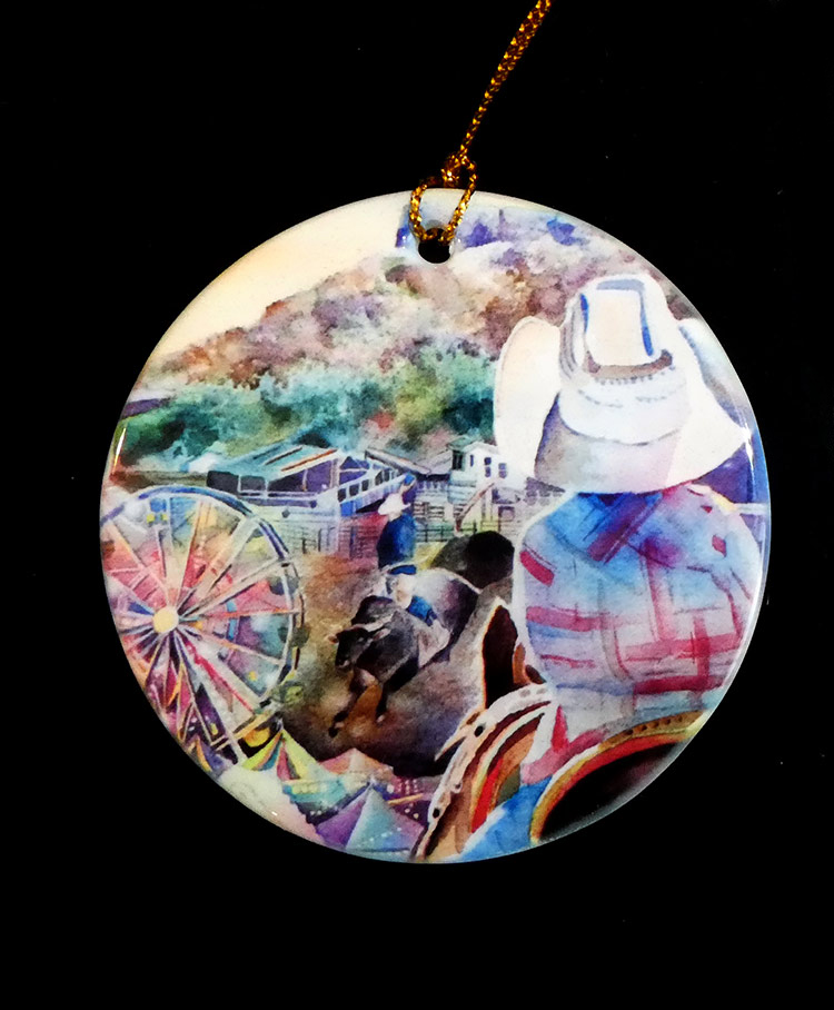 “100th Douglas County Fair & Rodeo” Ornament