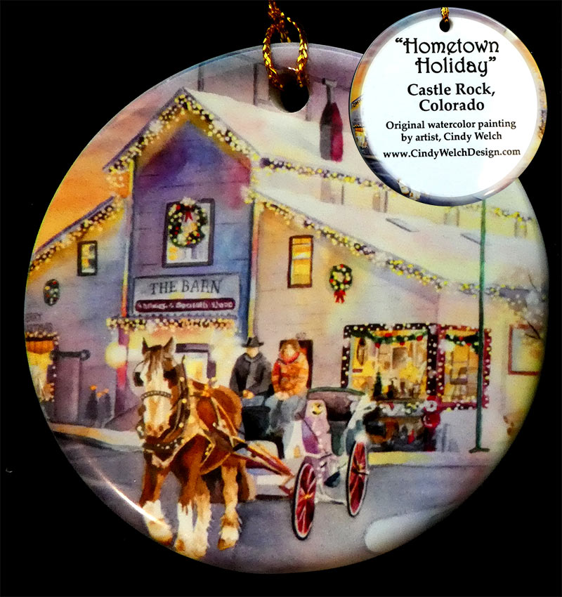 “Hometown Holiday” Christmas Ornament